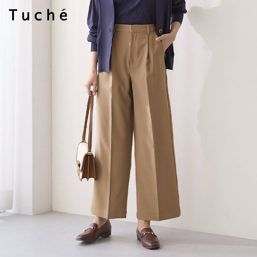 【ワイド】スラックスパンツ【SALE】